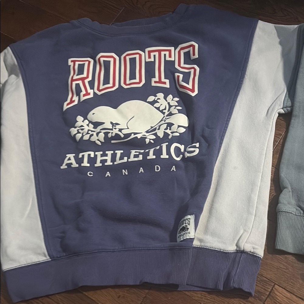Roots Navy Fleece Pullover